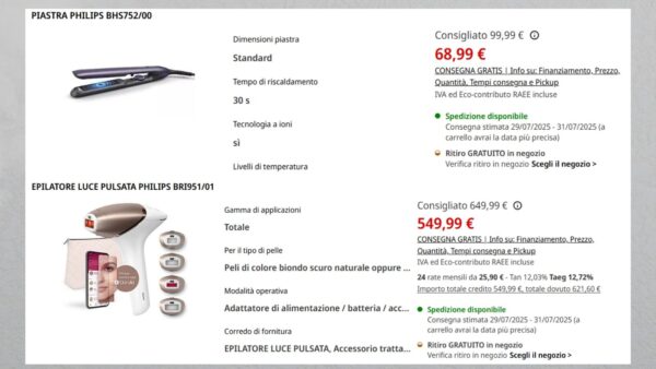mediaworld - dettaglio mediaworld bellezza