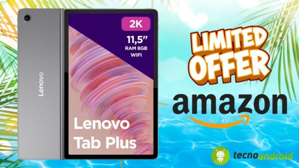 Amazon fa gola con questa offerta SUPER: Lenovo Tab Plus ad un PREZZO FOLLE