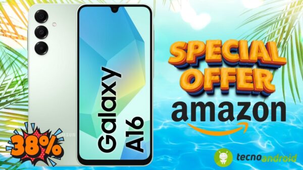 Amazon shock: Samsung Galaxy A16 ad un PREZZO RIDICOLO