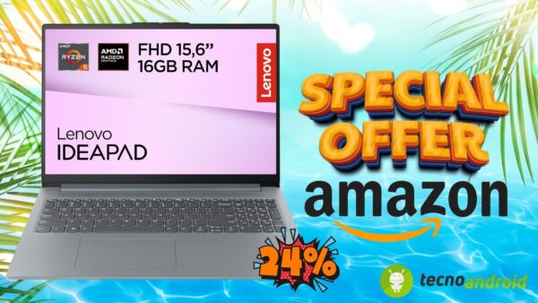 Amazon lancia l'OFFERTA BOMBA più esplosiva: IdeaPad Slim 3 ora in super promo