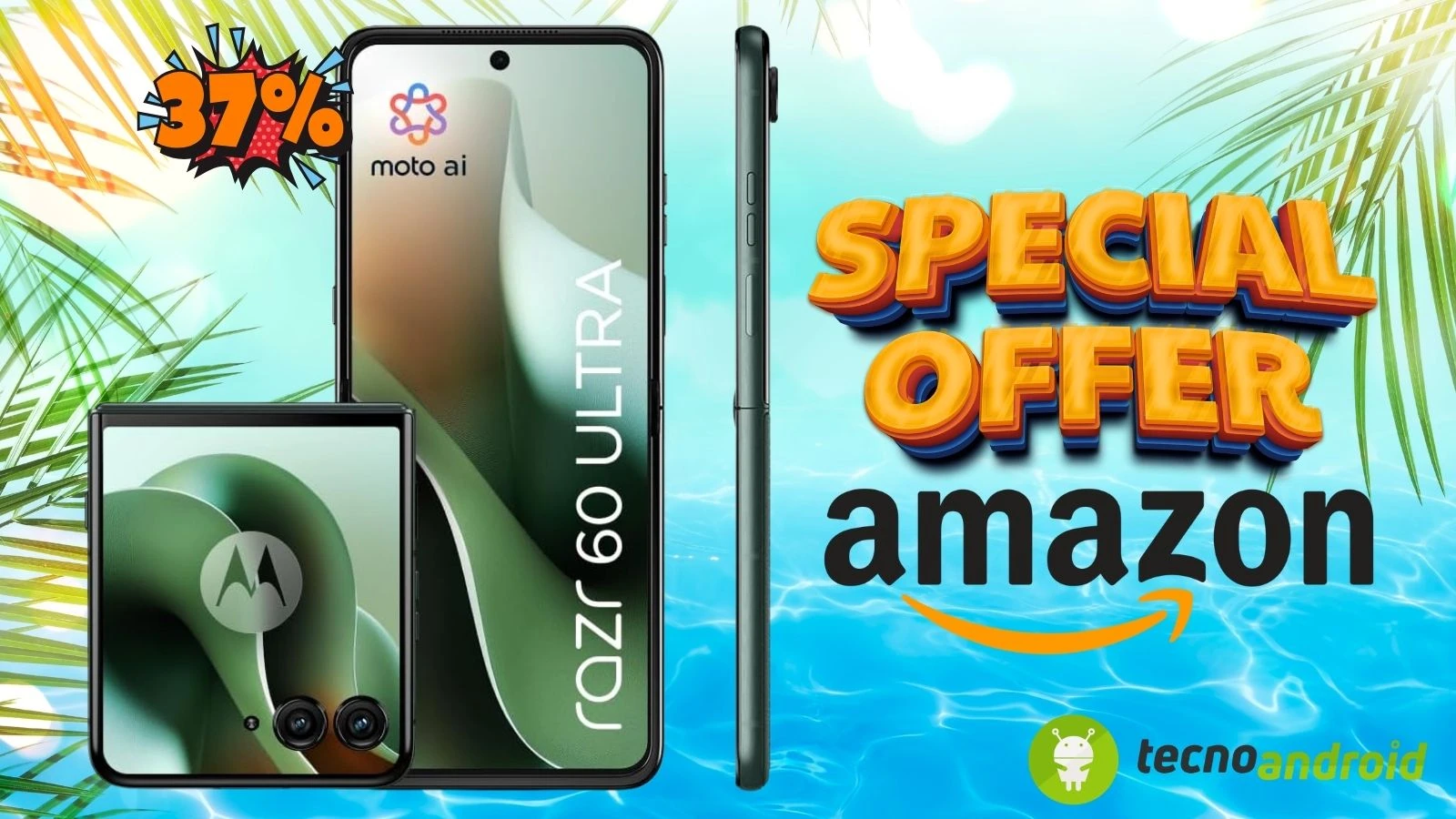 Amazon MAXI OFFERTA: Motorola Razr 60 Ultra ad un PREZZO SPETTACOLARE