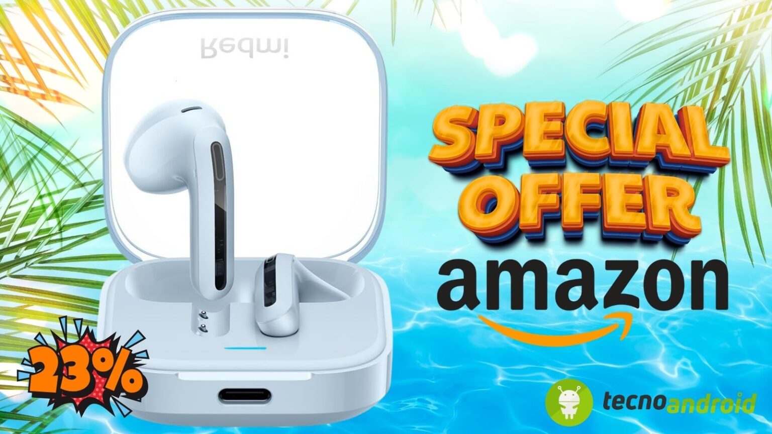 Amazon regala degli auricolari top: i Redmi Buds 6 Active sono ad un PREZZO WOW