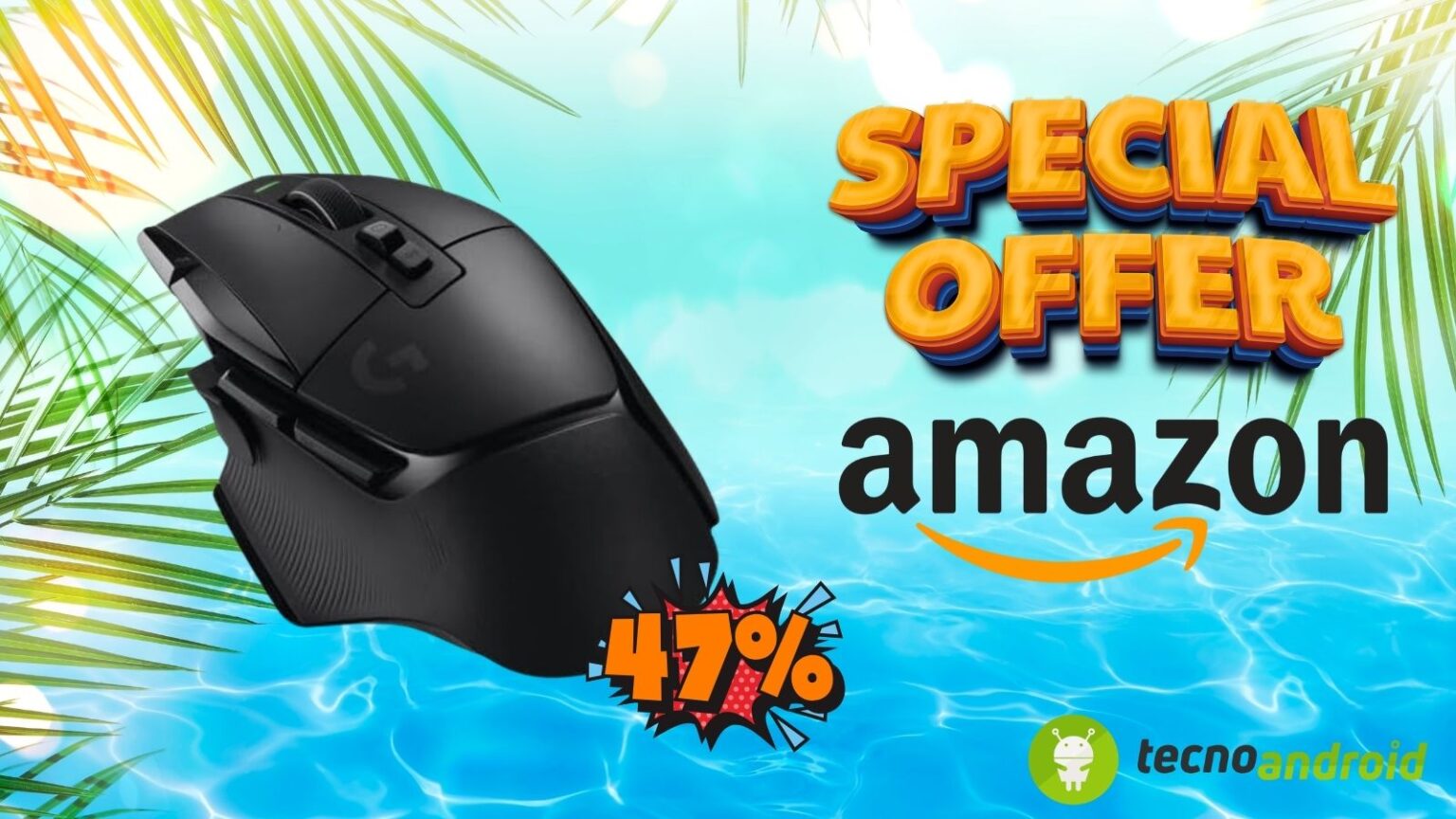 Amazon PROMO da CAPOGIRO: mouse Logitech G502 X al 47% di SCONTO