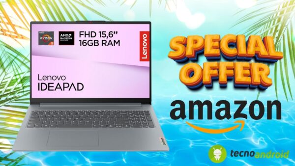 Amazon lancia un’offerta incredibile sul Lenovo IdeaPad Slim 3: un notebook agile, moderno e pronto a tutto, ovunque tu sia.
