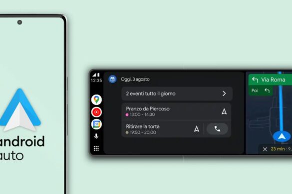 Android Auto 14.8 Beta prende Gemini