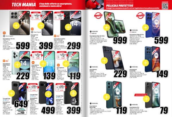 mediaworld - design mediaworld tech mania volantino offerte