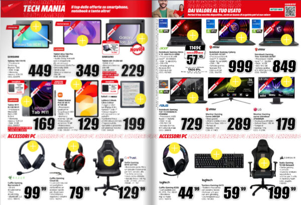 mediaworld - immagine 9 mediaworld tech mania volantino offerte