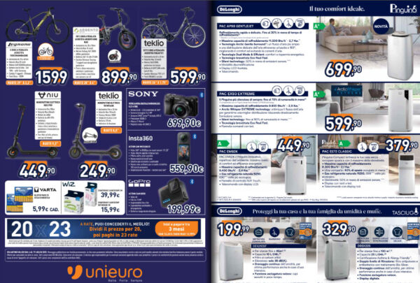 unieuro - immagine 15 Unieuro SUPER VOLANTINO: estate tech a tutti SCONTI
