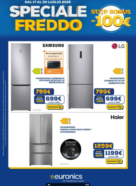 euronics Euronics: OFFERTE SPECIALI sul tech più fresco fino al 30 luglio