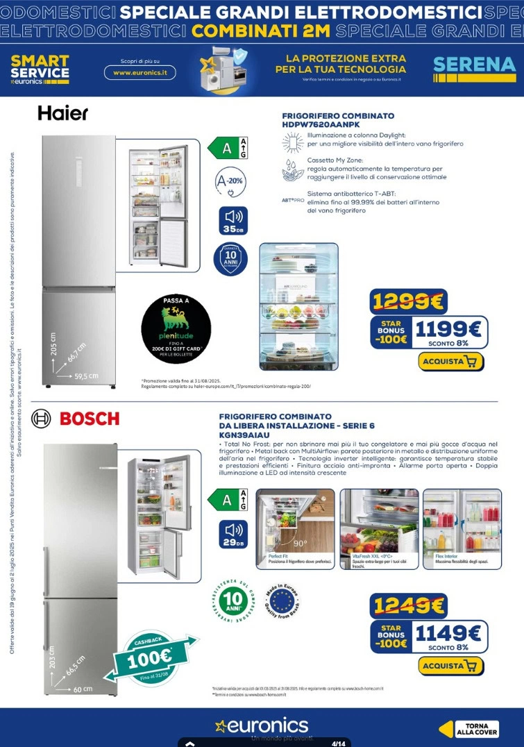 Screenshot Euronics: OFFERTE SPECIALI sul tech più fresco fino al 30 luglio