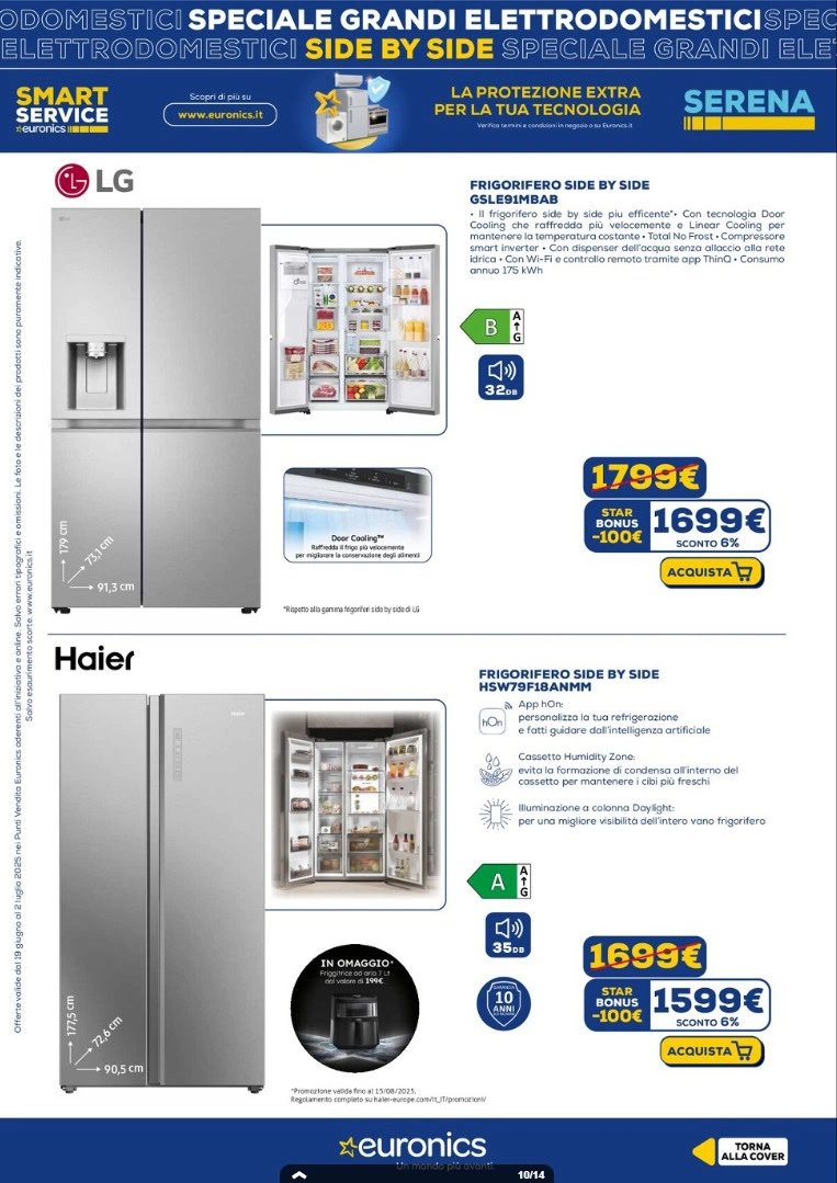Screenshot Euronics: OFFERTE SPECIALI sul tech più fresco fino al 30 luglio
