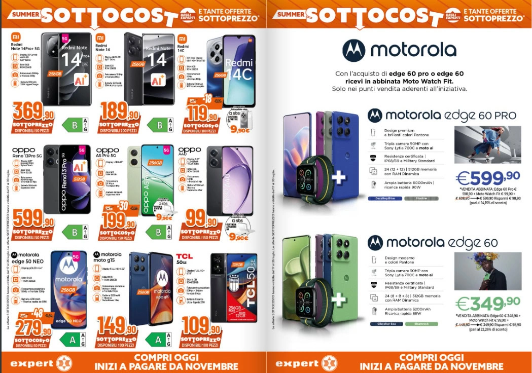 Screenshot Expert OFFERTE volantino: nuove PROMO con PREZZI SOTTOCOSTO