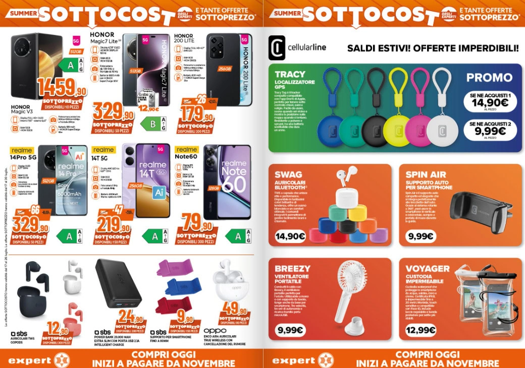 Screenshot Expert OFFERTE volantino: nuove PROMO con PREZZI SOTTOCOSTO