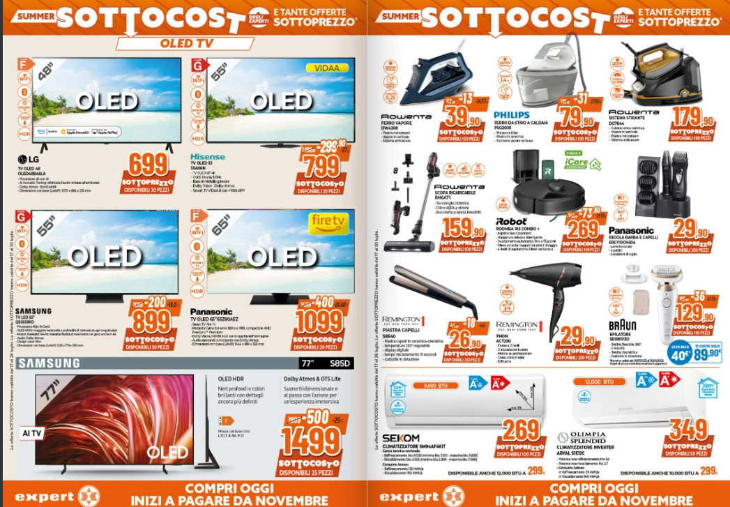Screenshot Expert OFFERTE volantino: nuove PROMO con PREZZI SOTTOCOSTO
