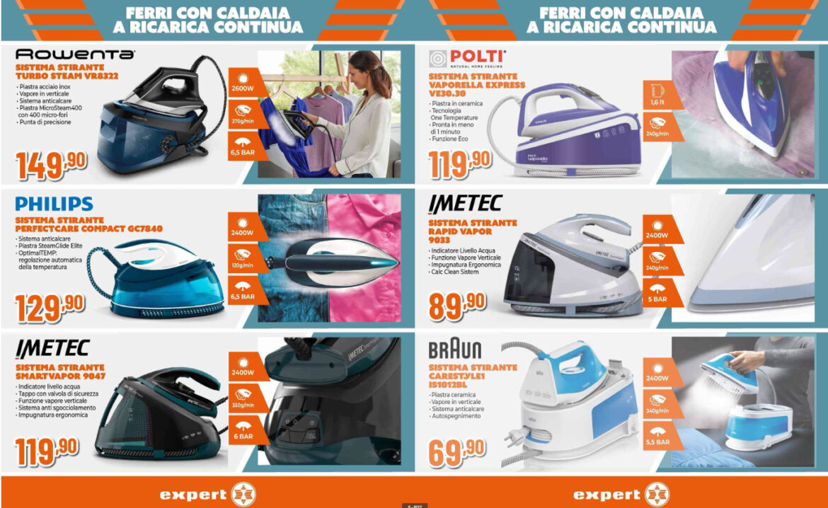 volantino expert stirare
