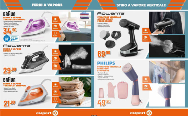 expert - specifiche volantino expert stirare