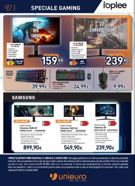 unieuro - design volantino gaming unieuro