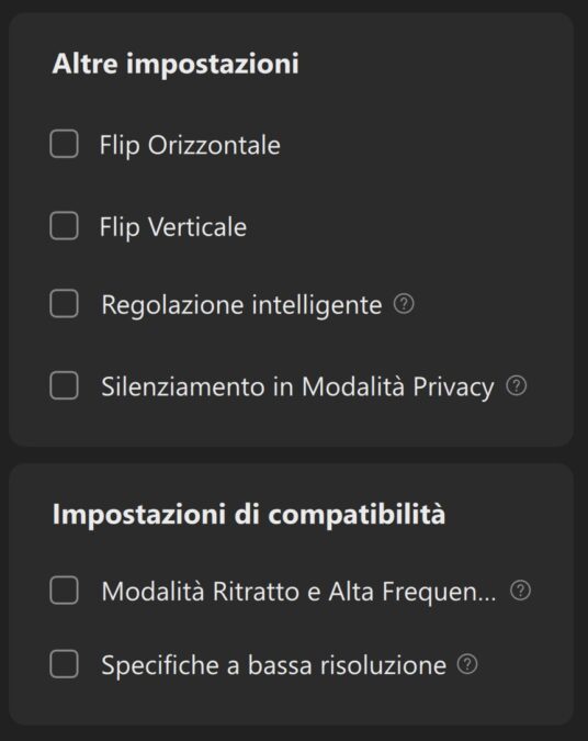 Insta360 Link 2 - utilizzo Screenshot