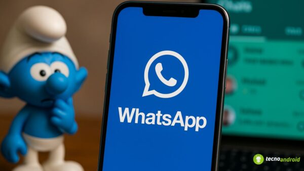 WhatsApp modalità Puffo