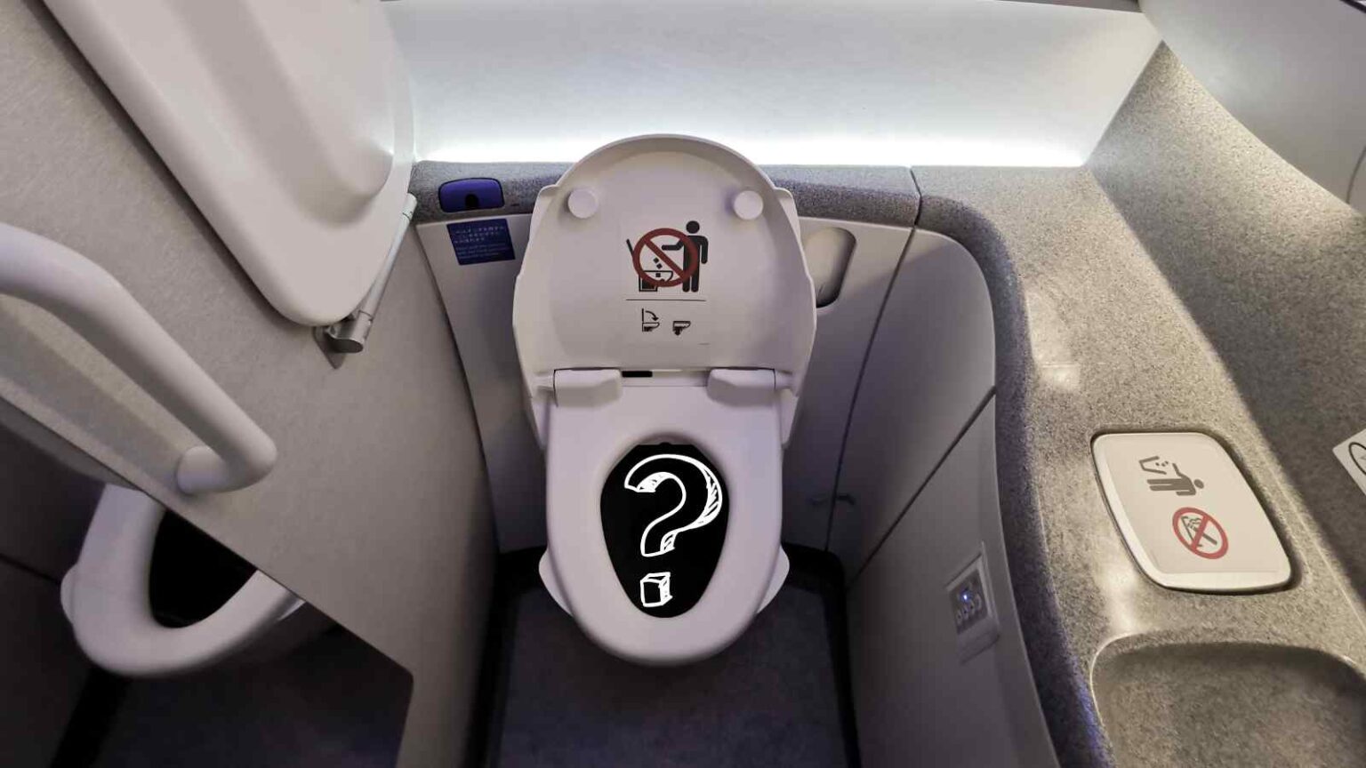 Lo scarico del bagno in aereo usa la differenza di pressione per aspirare tutto senza pompe, grazie a un sistema a vuoto dal 1975.