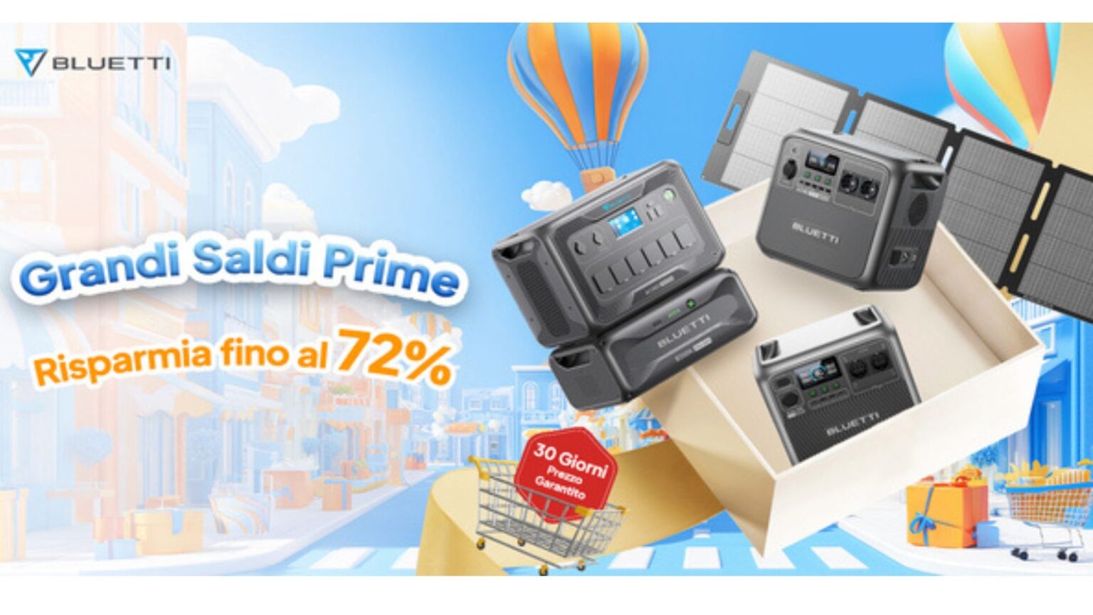 Bluetti lancia splendide offerte per l'Amazon Prime Day: Bluetti AC70 e Elite 200 V2 sono in sconto