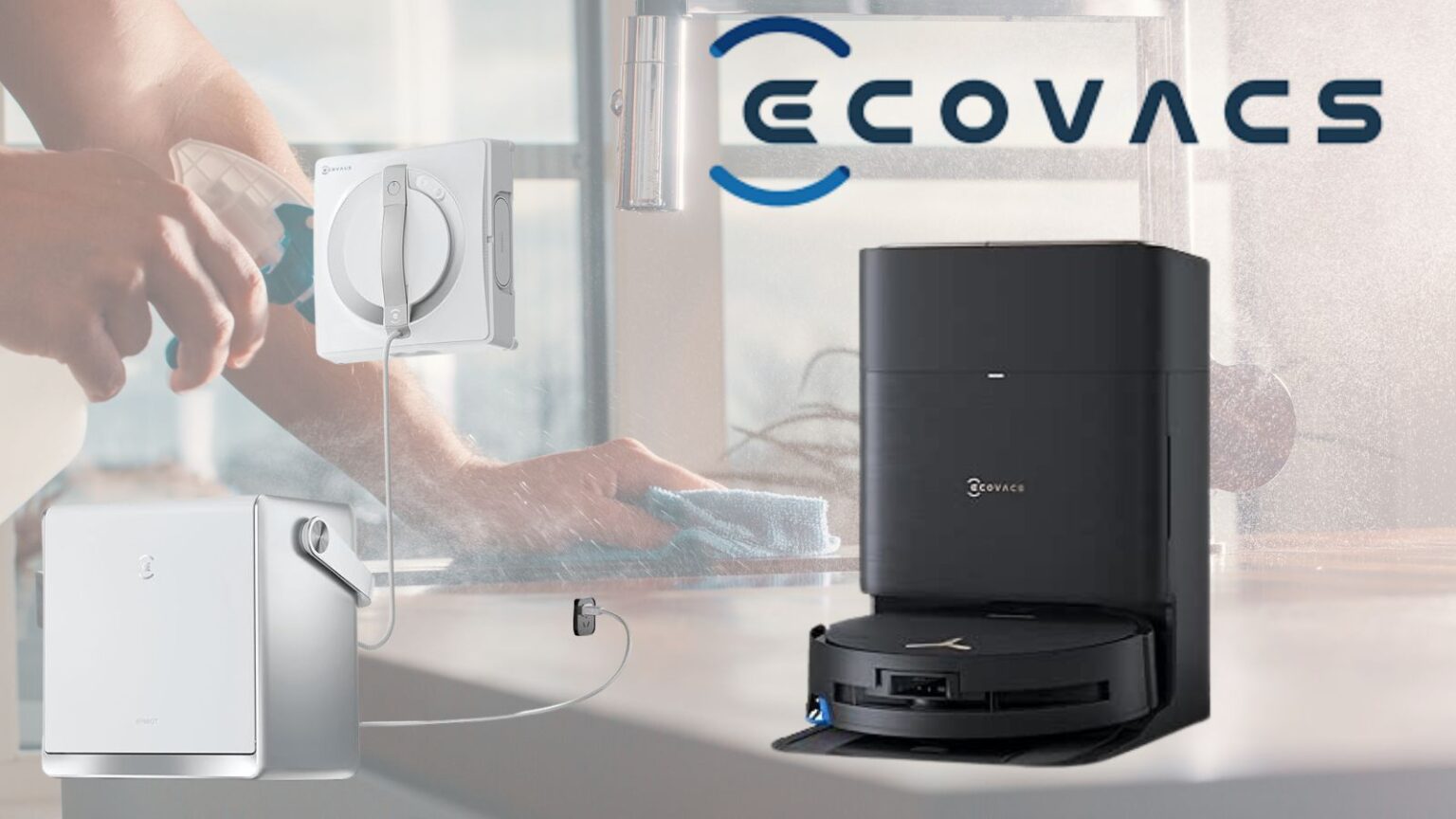 Ecovacs sconta Deebot X9 Pro Omni e Winbot W2 Pro Omni a prezzi bassissimi con l'Amazon Prime Day