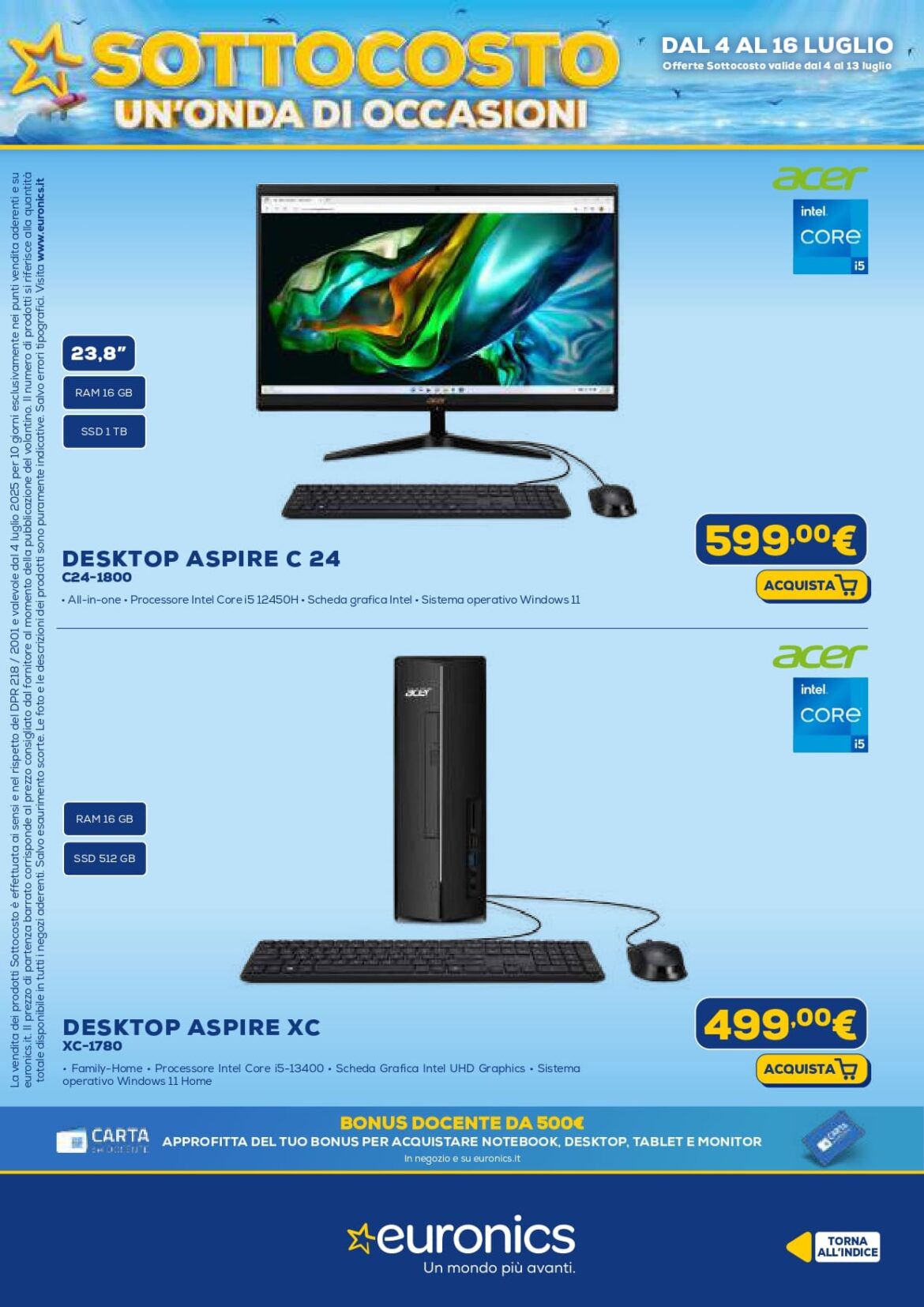 pages () compressed page euronics sottocosto volantino