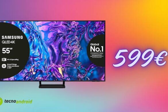Smart TV Samsung QLED 4K 55″: il prezzo offerto da Amazon è incredibile