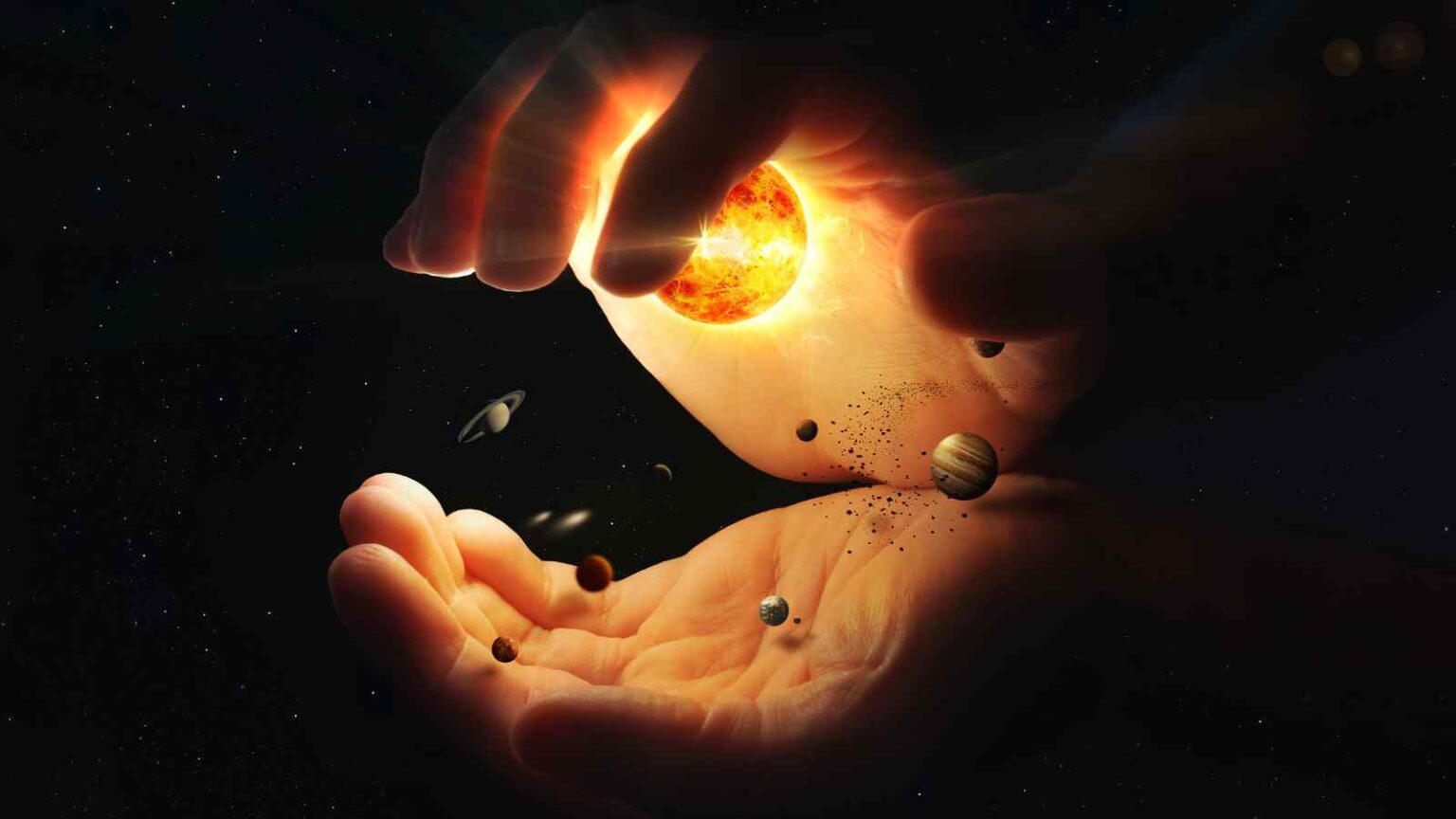 Nell’universo non esiste un centro: ogni punto si allontana dagli altri, rendendo ogni luogo ugualmente centrale.