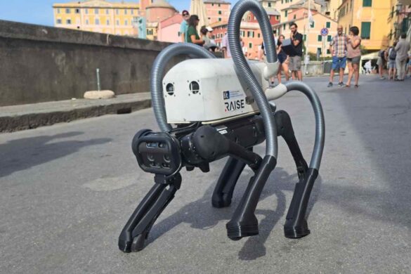 VERO, il robot italiano che aspira mozziconi per pulire le città