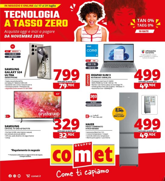 comet - dettaglio volantino comet ()