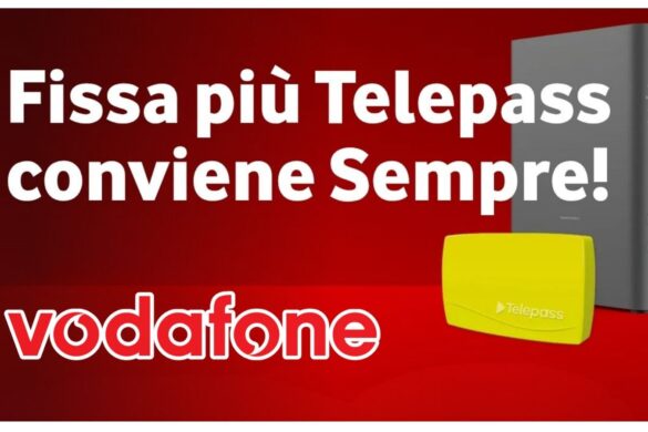 Vodafone lancia la nuova offerta Fibra con Telepass
