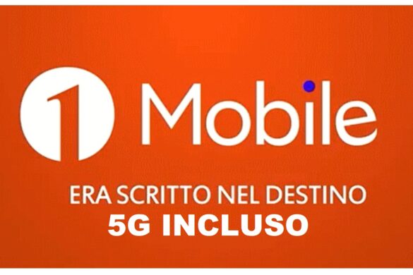 1Mobile: giga in 5G in abbondanza e in saldo con questa offerta