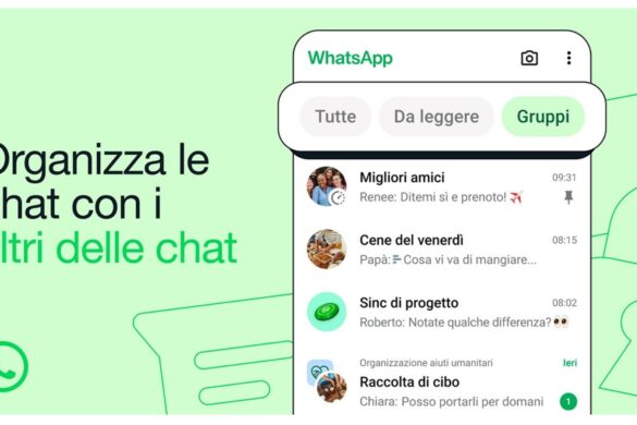 WhatsApp introduce i filtri chat su macOS