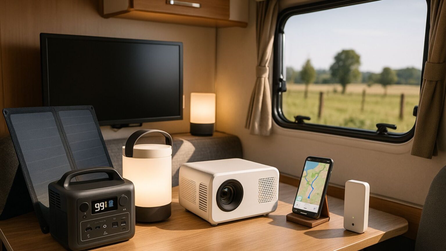 Tecnologia da viaggio per chi parte in camper: comfort e praticità su quattro ruote