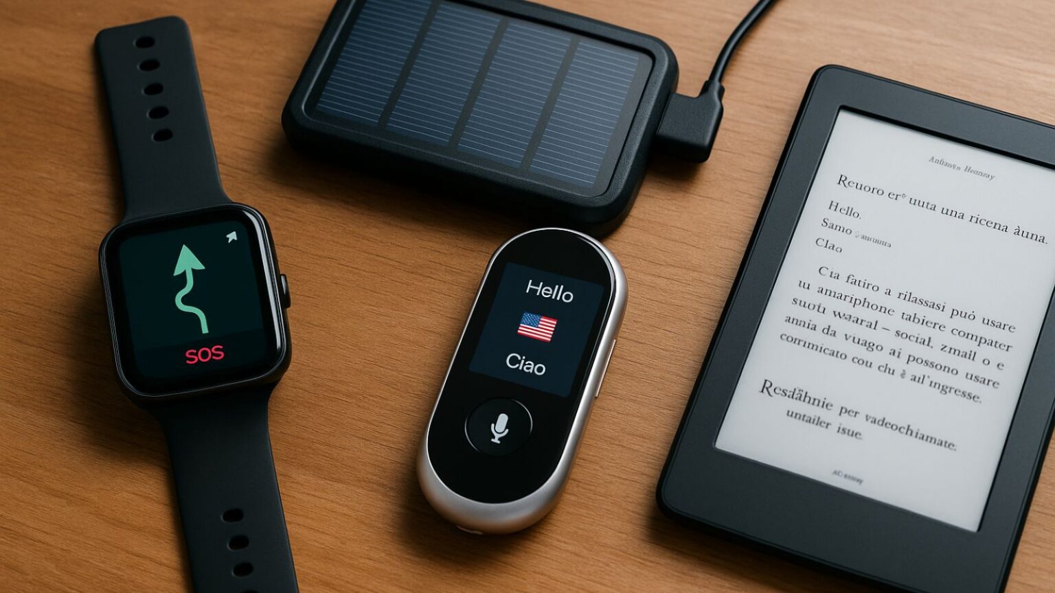 Gadget tech per viaggiatori solitari: autonomia, sicurezza e compagnia digitale