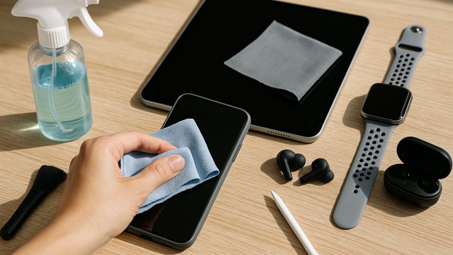 Tecnologia e pulizia: come pulire e salvaguardare i propri dispositivi in estate
