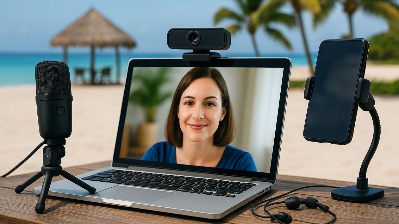 Accessori tech per videochiamate estive: qualità ovunque ti trovi