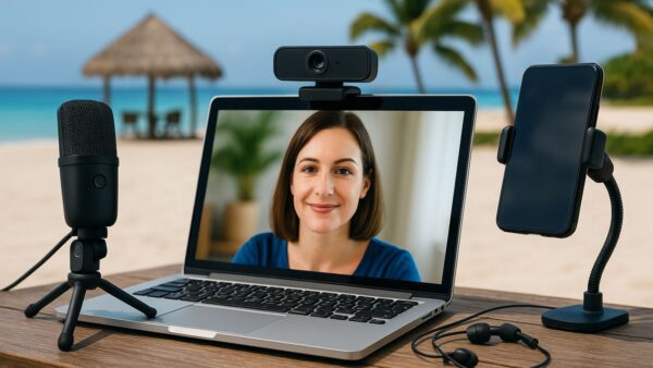 Accessori tech per videochiamate estive: qualità ovunque ti trovi