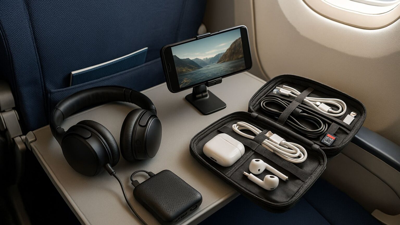 Tecnologia da portare in volo: i dispositivi e gli accessori essenziali per viaggiare in aereo