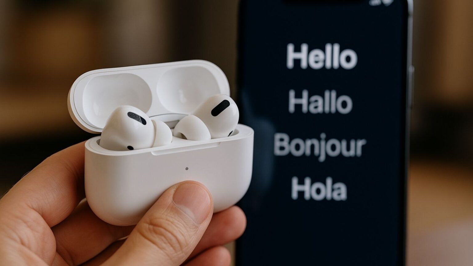 AirPods, in arrivo la traduzione simultanea con iOS 26