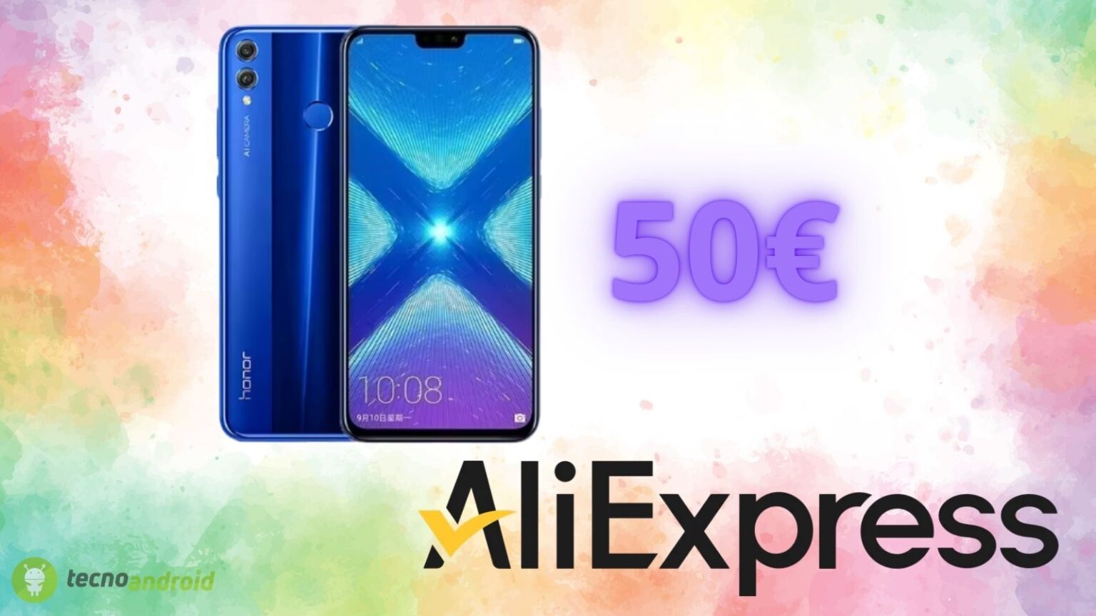 AliExpress abbassa il prezzo dello smartphone Honor: costa solo 50 euro