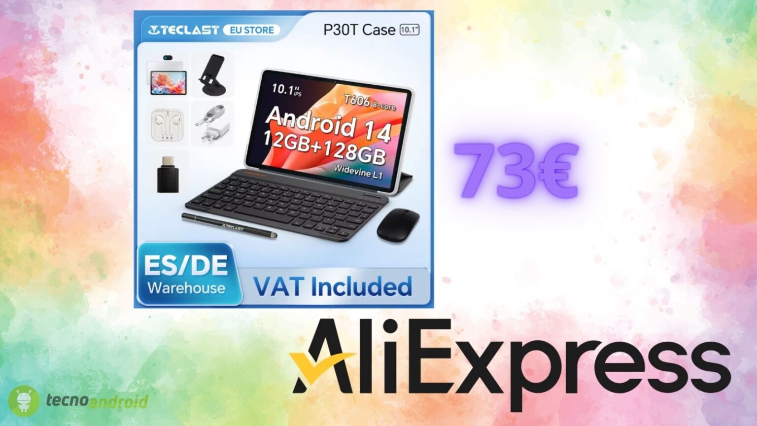 AliExpress abbassa il prezzo di questo tablet ANDROID: costa solo 70 euro