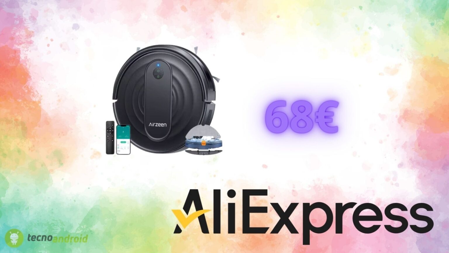 AliExpress da sogno con il robot aspirapolvere a meno di 70 euro