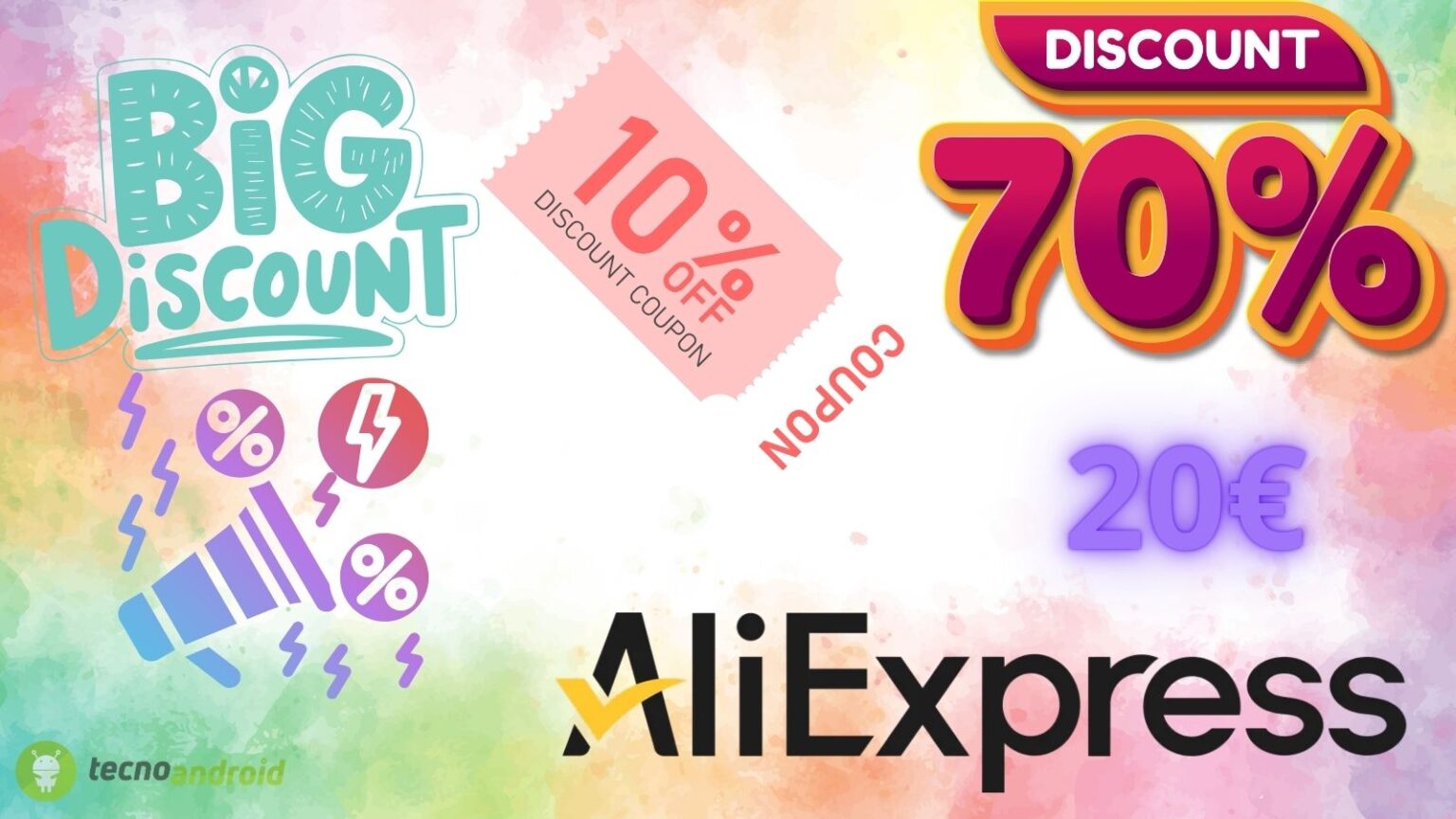 Prodotti scontati dell'80% su AliExpress, gli sconti non si fermano ad Agosto