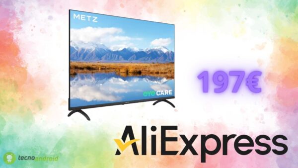 Smart TV Metz a meno di 200 euro su AliExpress solo per poco tempo
