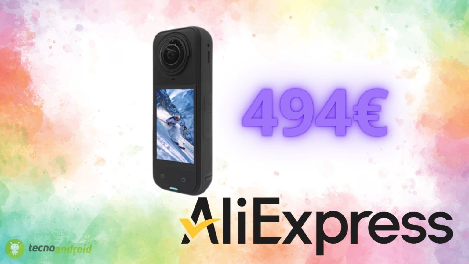 AliExpress lancia lo sconto pazzo: Insta360 X5 in un'offerta inedita