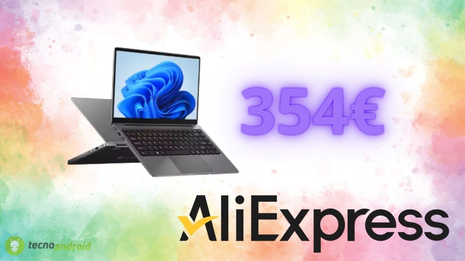 AliExpress, che sorpresa: un notebook Windows costa solo 150 euro