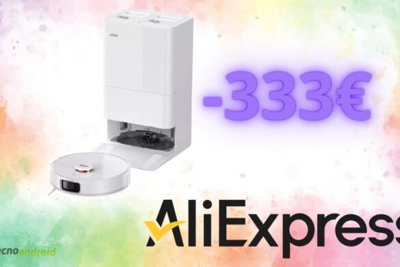 AliExpress: sconto PAZZESCO sul robot aspirapolvere, prezzo in offerta di 333 euro