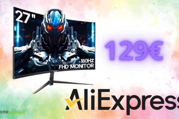 Monitor da gaming da 27 pollici in offerta del 52% su AliExpress: sconto imperdibile